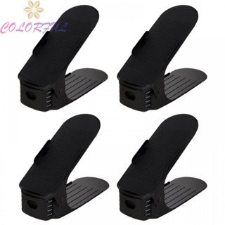 【COLORFUL】Versatile Shoe Stack Holder Adjustable Stand for Closet and Bedroom Organization
