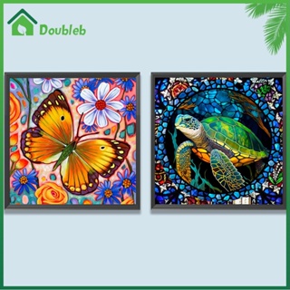 【Doub X ✮】ภาพวาดสีน้ํามัน ตามตัวเลข รูปสัตว์ DIY สําหรับตกแต่งผนังบ้าน ✮