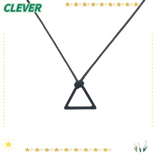 Clever สร้อยคอ จี้แหวนโลหะ ทรงสามเหลี่ยม ลายการ์ตูนอนิเมะ เครื่องประดับ สําหรับผู้ชาย