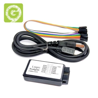 เครื่องมือวิเคราะห์ตรรกะ USB SALEAE 24M 8CH ไมโครคอนโทรลเลอร์ ARM FPGA 24MHz 16MHz 12MHz 8MHz 4MHz 2MHz