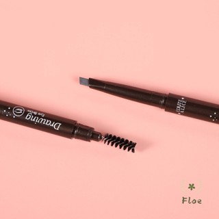 5 Colors Double Heads Eyebrow Pencil Waterproof Lasting Eyebrow Pen Eye Brow with Brush Brown Black Clearance sale