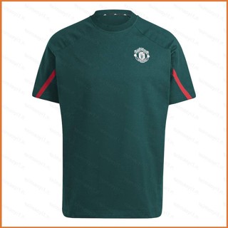 Fb 2023-2024 M United Jersey Pre Match เสื้อยืดลําลอง แขนสั้น คอกลม ให้ความอบอุ่น เหมาะกับการเล่นกีฬา พลัสไซซ์