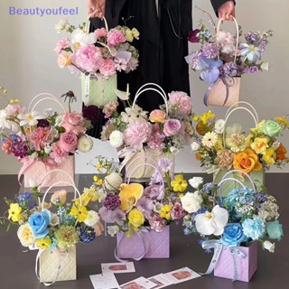 [Beautyoufeel] กล่องบรรจุภัณฑ์ช่อดอกไม้ แบบพกพา สําหรับตกแต่งงานแต่งงาน งานเลี้ยงวันเกิด DIY