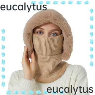 Eucalytus1 หมวกถัก อเนกประสงค์ ป้องกันหู แฟชั่นฤดูหนาว สําหรับกลางแจ้ง