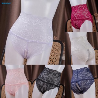 【HODRD】Chic Lace Crotchless Panties Womens Sheer High Waist Knickers for a Perfect Fit【Fashion】