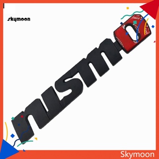 Skym* สติกเกอร์โลหะ ลายตัวอักษร NISMO สําหรับติดตกแต่งกระจังหน้ารถยนต์