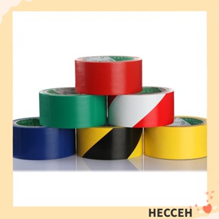 Hecceh สติกเกอร์เทปมาร์กเกอร์ มีกาวในตัว สีดํา และสีเหลือง สําหรับติดตกแต่งทางเดิน