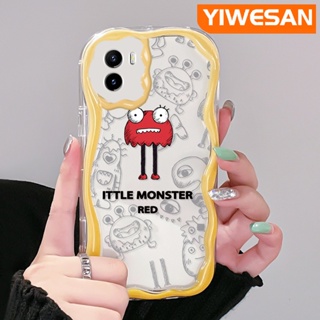 เคสโทรศัพท์มือถือแบบนิ่ม ใส กันกระแทก ลายการ์ตูนลิตเติ้ลมอนสเตอร์ สีสันสดใส สําหรับ VIVO Y15s Y15a Y01 Y02s