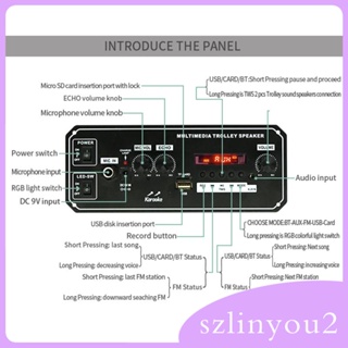 [szlinyou2] โมดูลถอดรหัสบลูทูธ MP3 MP3 WMA WAV Ape รองรับ TF USB AUX ไมค์ FM