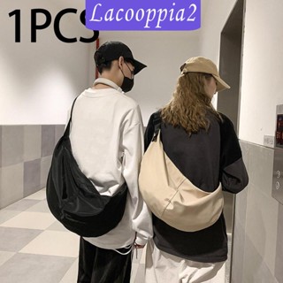 [Lacooppia2] กระเป๋าถือ กระเป๋าสะพายไหล่ สะพายข้าง มีซิป แบบพกพา เหมาะกับเดินชายหาด เข้ายิม สําหรับผู้หญิง และผู้ชาย