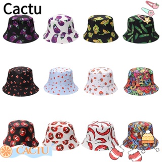 Cactu หมวกบักเก็ต ลายเห็ด กันแดด เหมาะกับฤดูร้อน