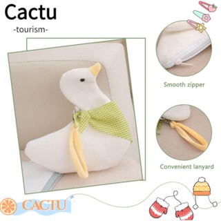 Cactu กระเป๋าใส่เหรียญ ลายการ์ตูน มีซิป