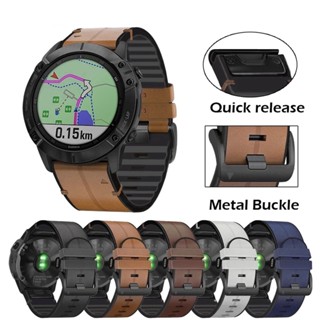 สายนาฬิกาข้อมือซิลิโคน หนัง 22 26 มม. สําหรับ Garmin Epix Pro 51 มม. 47 มม. 5X 5 Epix Gen 2 Smartwatch Easyfit