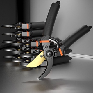 Family Shorage กรรไกรสวน กรรไกรตัดแต่งกิ่ง Pruner Bypass Design SK5 Steel Cutting Trimming Pruning Tool