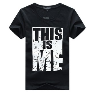 ขายดี ZG เสื้อยืดแขนสั้นลําลอง ผ้าฝ้าย พิมพ์ลาย This is me พลัสไซซ์ S-5XL 6 สี สําหรับผู้ชาย 2853 926544