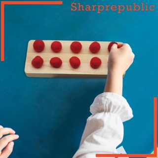 [Sharprepublic] Montessori บอร์ดไม้จับคู่เกม ของเล่นเสริมการเรียนรู้ สําหรับเด็กปฐมวัย