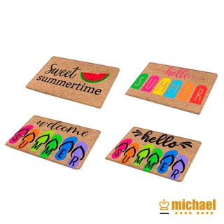 【MC】พรมเช็ดเท้า กันลื่น ลาย Hello Doormat 40x60 ซม. 60x90 ซม. ทนต่อการสึกหรอ สําหรับห้องนอน ห้องน้ํา ทางเข้า