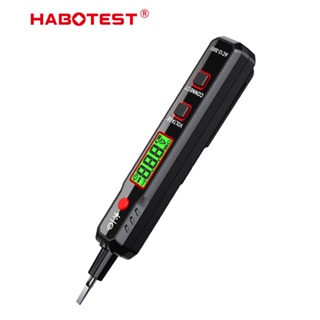 Habotest HT89 เครื่องทดสอบแรงดันไฟฟ้า เครื่องทดสอบแรงดันไฟฟ้า แบบไม่สัมผัส โวลต์มิเตอร์ ปากกาทดสอบวงจรไฟฟ้า 12-300V