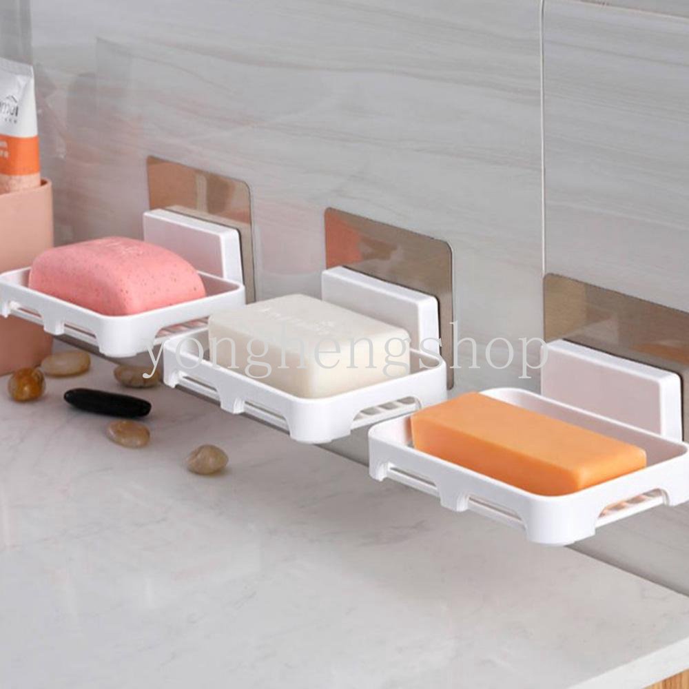 ชั้นวางสบู่ แบบติดผนัง ไม่ต้องเจาะรู สําหรับห้องน้ํา ห้องครัว - รูปที่ 4