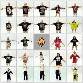 Wwe Bulk Mattel Mattel Wrestler แหวนตุ๊กตา อุปกรณ์เสริมเสื้อผ้า (ผ้า)