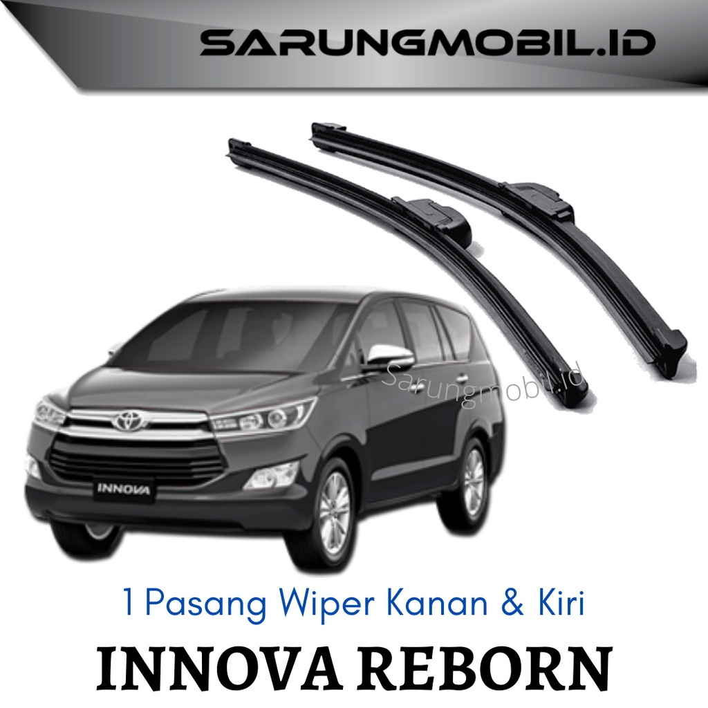 Innova Reborn 2016 Up ที่ปัดน้ําฝนไร้กรอบ Innova Reborn Toyota Innova Banana Car Wiper