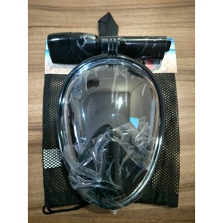 อุปกรณ์ดำน้ำ หน้ากากดำน้ำ Fullface snorkel mask size L/XL สน็อกเกิ้ลดำน้ำแบบเต็มหน้าสำหรับผู้ใหญ่ ไม่ต้องคาบท่อ