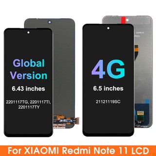 อะไหล่หน้าจอ สําหรับ Xiaomi Redmi Note 11 2201117Tg หน้าจอสัมผัสดิจิทัล Lcd พร้อมกรอบ สําหรับ Xiaomi Redmi Note 11 4G