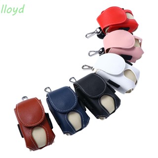 LLOYD High Quality Golf Ball Storage Pouch Durable Golf Ball Container Golf Ball Pouch Portable Golf Accessories Mini Leather Sporting Goods Storage Bag Golf Waist Holder Bag/Multicolor