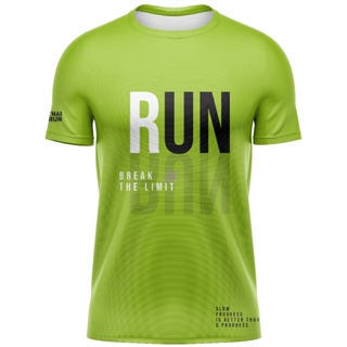 (ไทยรัน) เสื้อออกกำลังกาย เสื้อวิ่ง เสื้อกีฬา เสื้อ Thairun run neon