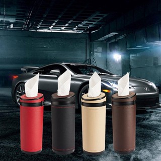 Car National Fashion Simple Car Tissue Box Creative Cup Holder Cylinder Personalized Barrel Paper Drawing Car Co-Pilot Car Tissue Box car tissue holder  car tissue box