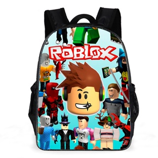 Roblox กระเป๋าเป้สะพายหลัง กระเป๋านักเรียน กระเป๋าแล็ปท็อป กระเป๋าเดินทาง สําหรับเด็กผู้ชาย และผู้หญิง