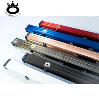 OMin เคสอลูมิเนียม กระเป๋าใส่ไม้คิวสนุกเกอร์ สำหรับแบ่ง 3/4 OMin Aluminium Hard Case for 3/4 Snooker Cue