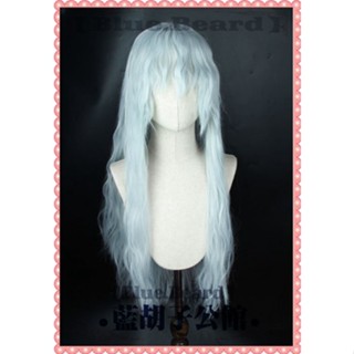 Berserk Griffith วิกผมสังเคราะห์ ยาว 70 ซม. ทนความร้อน สีเงิน สีขาว สีฟ้า