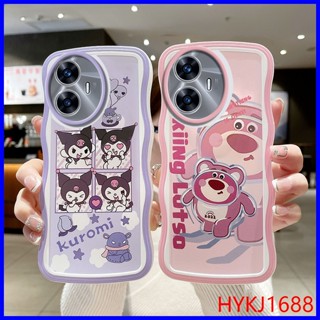 เคส Realme C55 เคสโทรศัพท์มือถือแบบนิ่ม tpu ลายหยัก สําหรับ TY