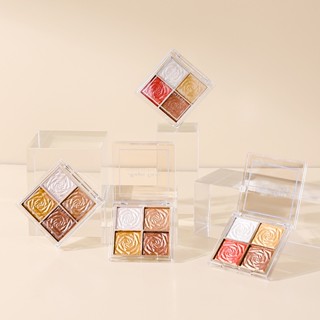 ของแท้ MAGIC CASA อายแชโดว์ บลัชออน ไฮไลท์ 4 สี สําหรับแต่งหน้า AliExpress
