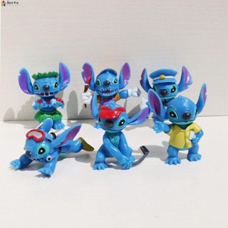 Leota ตุ๊กตาฟิกเกอร์ Stitch 6 ชิ้น ต่อชุด