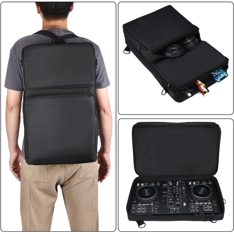 Whi DJ Controller Case สําหรับ Pioneer DDJ-400 DJ Controller กระเป๋าป้องกันพร้อมสายรัด