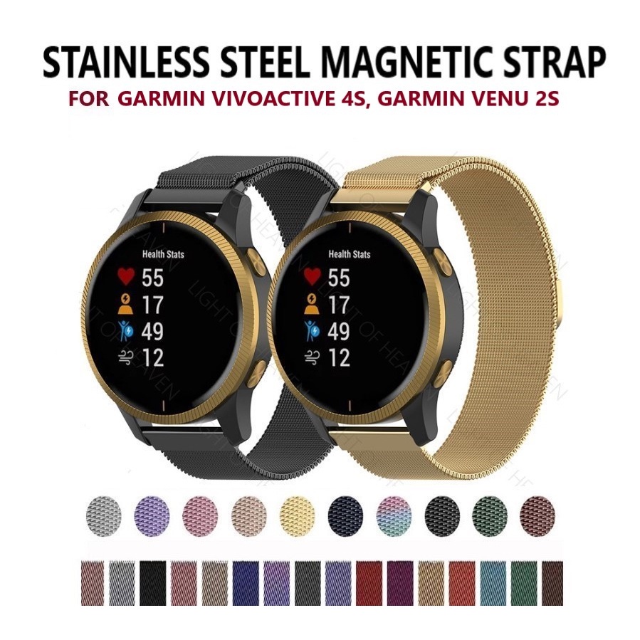 สายสแตนเลสแม่เหล็ก 18 มม. - Fossil Q Venture HR, Fossil Sport Smartwatch, Fossil GEN 4 Venture