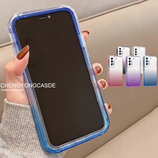 2 In 1 // Transparent Clear Thickened Shockproof Case for Samsung Galaxy A04 A02 A14 A34 A54 A13 A04s A23 A33 A53 A73 A03Core Protective Case Back Cover