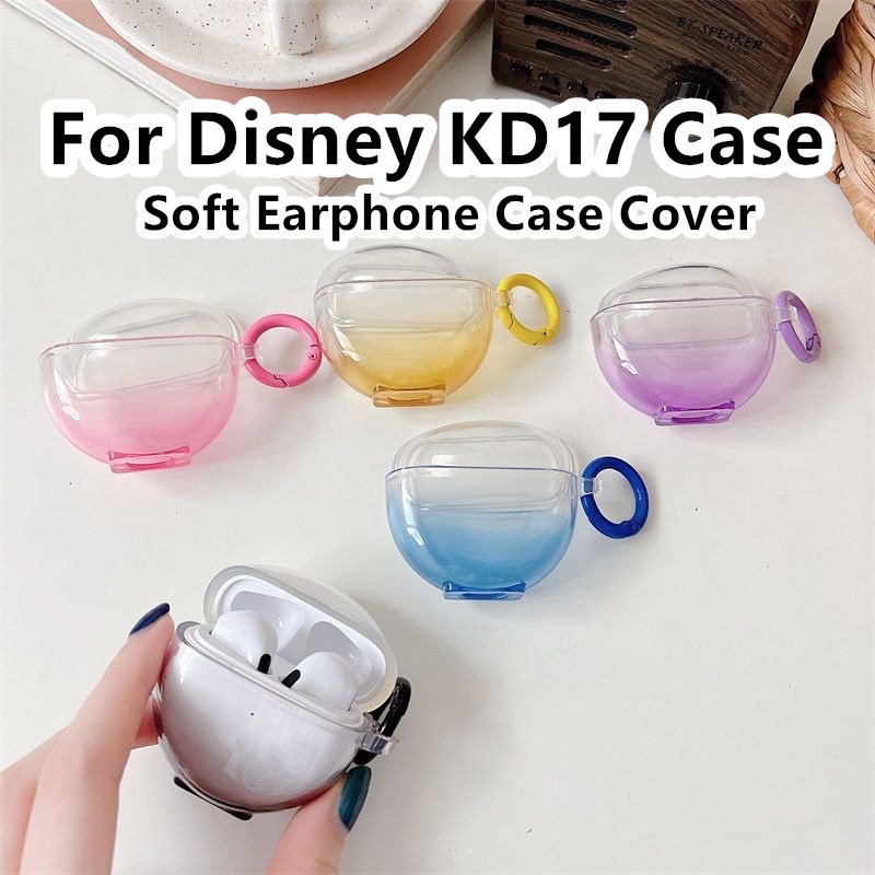 【พร้อมส่ง】เคสหูฟัง แบบนิ่ม ไล่โทนสี สําหรับ Disney KD17 KD17