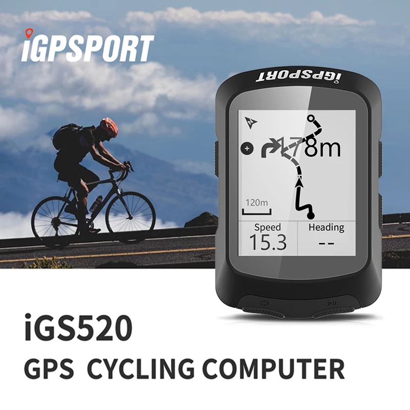 【ฟรีเมาท์ต่อขยาย】IGPSPORT Igs520 คอมพิวเตอร์จักรยาน กันน้ํา IPX7 ANT+ มาตรวัดความเร็วจักรยาน ไร้สาย บลูทูธ 5.0 GPS คอมพิวเตอร์ พร้อมเซนเซอร์ USB