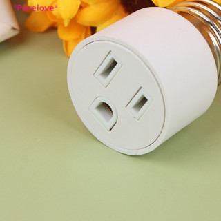 Purelove&gt; อะแดปเตอร์แปลงปลั๊กไฟ E26 E27 Screw B22 Bayonet Lamp Holder to US EU AC