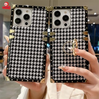 เคสโทรศัพท์มือถือ ลายตาราง สีขาวดํา สไตล์คลาสสิก สําหรับ Redmi Note12 Note11 Note10 Note8 Note9 9A 9C 10A 11S POCO M4 C3 X2 X3 X3FC M3 9T