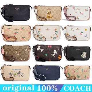 Coach c4233 Nolita 19มินิกระเป๋ากล้อง/กระเป๋าคลัทช์/กระเป๋าไพ่นกกระจอกใต้วงแขน