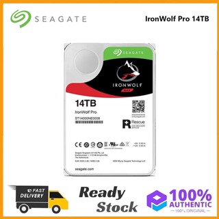 Seagate IronWolf Pro ฮาร์ดไดรฟ์ภายใน 14TB NAS Drive 7200RPM 256MB Cache SATA 3.5 นิ้ว ST14000NE0008