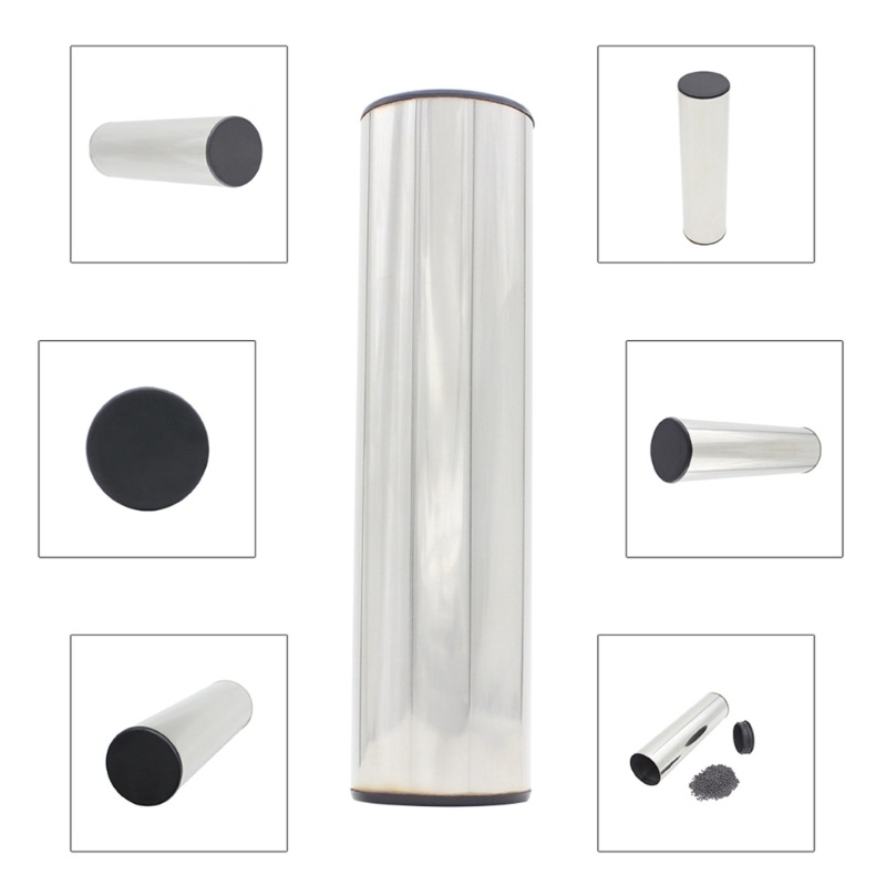 TO กระบอกสแตนเลส Shaker Sand Shaker Rhythm Percussion เครื่องดนตรี