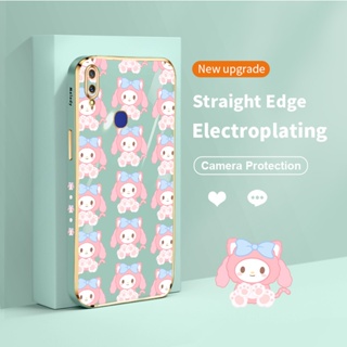 SANRIO เคสโทรศัพท์ซิลิโคน TPU แบบนิ่ม ชุบไฟฟ้า ลายซานริโอ้ เต็มจอ สําหรับ vivo V11i Z3 Z3i V15 V15 Pro S1 S1Pro