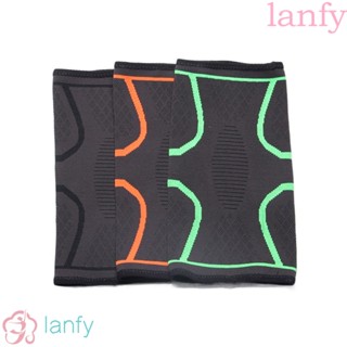 Lanfy สนับเข่า ยืดหยุ่น 1 ชิ้น สําหรับผู้ใหญ่ ขี่จักรยาน ฟิตเนส กีฬา ป้องกัน บีบอัด วิ่ง ออกกําลังกาย บีบอัด สนับเข่า