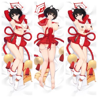 ปลอกหมอนอิง ลายอนิเมะ Blue Archive Kasuga Tsubaki Dakimakura ขนาด 50x150 ซม.