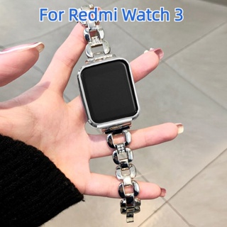 สายนาฬิกาข้อมือ กรอบโลหะ สําหรับ Redmi Watch 3 Redmi Watch 2 Lite Mi Watch Lite